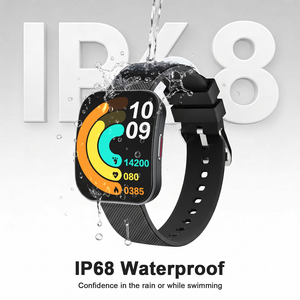 Montre connectée ultra-fine incurvée de 1,85 pouces, corps de 6,9 mm, mesure de l'oxygène sanguin, fréquence cardiaque, écran AMOLED - Product Image 2
