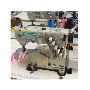 Machine à coudre interlock à 3 aiguilles et 5 fils <span class=keywords><strong>Yamato</strong></span> VC2700 d'occasion, lit cylindrique, vente flash - Product Image 1