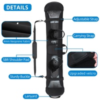 Housse de Snowboard en Néoprène Réglable Sac avec Bandoulière Logo Personnalisé Housse de Protection Souple Produits de Ski