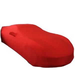 Bâche de voiture anti-poussière sur mesure, anti-rayures, respirante, polyester satiné, bâche de voiture intérieure avec polaire douce - Product Image 2