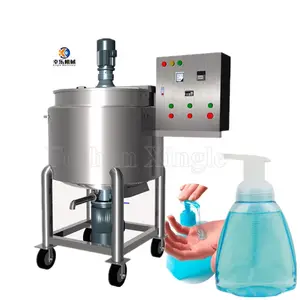 Electric Heating Shampoo Liquid Soap Melting Pot With Blender Cement Truck Accessories Ribbon Molasses Mixing Tank