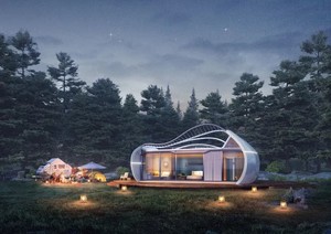 Prix de gros : Maison capsule moderne, espace commercial, maison mobile capsule spatiale - Product Image 5