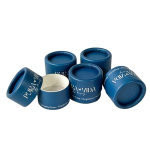 Bonito bálsamo labial sin plástico de buena calidad, tubo de cartón Mini, embalaje, cosméticos, loción, contenedor cilíndrico de cartón, Jota de papel pequeña - Product Image 1