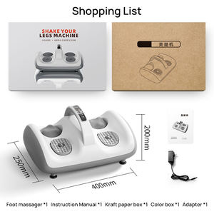 Новый домашний расслабляющий Электрический массажер для ног с функцией нагрева успокаивает нервные мышцы ног - Product Image 6