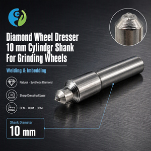 Outil de dressage de meules diamantées 10x50mm, outil de dressage triangulaire à point unique pour meuleuse de surface, roue en céramique, OEM ODM, vente en gros - Product Image 1