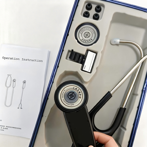 Stéthoscope numérique, appareil d'auscultation électronique, analyse sonore par IA, moniteur cardiaque et pulmonaire, équipement médical vétérinaire sans fil - Product Image 6