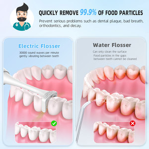 Hydropulseur électrique avec 50 têtes de rechange, chargement Type C, blanc, pour le nettoyage des dents et de la langue - Product Image 4