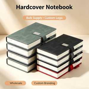 Sheng Kang Packaging Hardcover Notebook Set PU <b>Leather</b> Journal Elastic Band Custom Logo Multiple Colors - Product Image 5