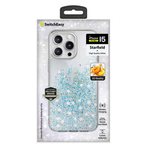 Custodia in TPU Glitter scintillante per donna e ragazza per <span class=keywords><strong>iPhone</strong></span> 15 non ingiallito Cover per cellulare antiurto - Product Image 2