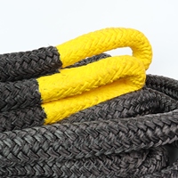 Sangle de remorquage robuste, résistance à la rupture de 30 000 lb, sangle de récupération pour remorquage de camions 4x4 et véhicules tout-terrain