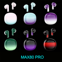 Écouteurs intra-auriculaires Gradient 5.4 étanches IP4 avec contrôle tactile, son HiFi, affichage LED de la batterie et faible consommation pour iOS, Android, Windows