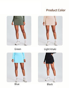 XW-TM0199批发运动服运动服定制修身健身运动服运动运动服女网球裙 - Product Image 5