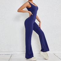 Combinaison de sport et de fitness micro-yoga pour femme, taille S-XL, dos évidé, effet push-up, vente en gros