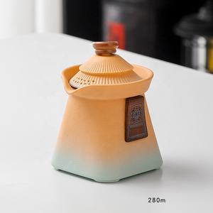 ชุดถ้วยชาเซรามิกขนาดเล็กแบบพกพาสำหรับการเดินทางเชิงสร้างสรรค์พิพิธภัณฑ์พระราชวังวัฒนธรรมแบบพกพาถ้วยสำหรับแขกของที่ระลึกทางธุรกิจ - Product Image 5