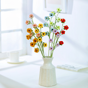 Best Selling Style Crochet <strong>Flower</strong> Snowberry Megaphyll Handmade Finished Product Trending Knitted Yarn <strong>Flowers</strong> for Global Market - Product Image 6