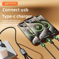Hub USB Type-C multifonction à trois ports avec adaptateur OTG et câble de charge 5V 3A pour tous vos appareils