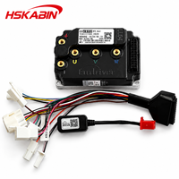 Contrôleur intelligent à onde sinusoïdale Fardriver ND72300 MINI12 100/300A 48V-72V pour trottinette électrique avec prise en charge de la programmation Bluetooth