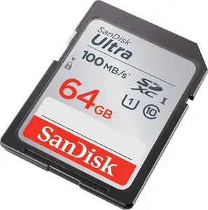 100% оригинальная оптовая цена двойной флеш-накопитель SanDisk 32 Гб 64 Гб 128 ГБ 256 ГБ ультра SDXC UHS-I слот для карт памяти C10 U1Full HD SD карты-SDSDUNR-GN6IN