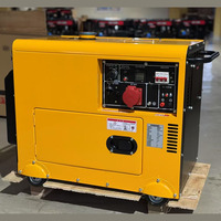 Meistverkaufter Automatisch Startender Superleiser Dieselgenerator 4,5-5,0KW Einzylinder für Haushalt Ein-/Dreiphasig Duale Spannung