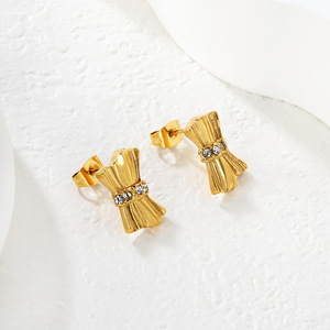 Pendientes geométricos con forma de estrella de ocho puntas, tono dorado, acero inoxidable, joyería de moda para fiesta, diseño circular - Product Image 3