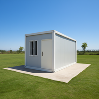 Maison conteneur préfabriquée portable de 20 pieds, design moderne, utilisation hôtelière et scolaire, matériaux de qualité supérieure, maison modulaire industrielle pour le camping