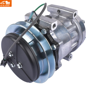 Compresor de aire acondicionado KHR3241 47759181 LC91V00001F1 para Kobelco SK200 SK400, caja de SK-6 CX210, excavadora de correa de enlace - Product Image 3