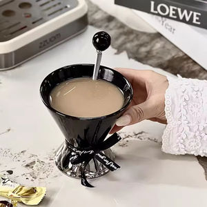 Taza de Postre Creativa con Diseño de Ramo, Cerámica Francesa de Alta Calidad, 200 ml, para Helado, Café, Pudín, Yogur, Estilo Nórdico de Lujo - Product Image 4