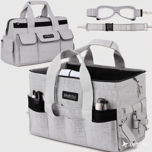 Free sample Multifunctional Folding 600d Oxford Waterproof Tote Pattern Toolkit Multi-Pocket High Capacity <b>Tool</b> Bags <b>Backpack</b> - Product Image 3