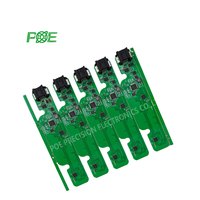 Service d'assemblage de circuits imprimés (PCB) à montage en surface (SMT) clé en main à 4 couches, finition sans plomb HASL, masque de soudure vert, certifié ISO/ROHS, service PCBA rapide