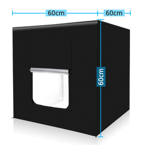 60*60*60 CM Professional Photography Portable LED Photo Studio Light Softbox With Carrying Bag 24 inch Folding Light Box