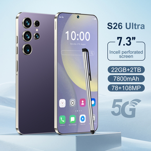 <span class=keywords><strong>S26</strong></span> Ultra สมาร์ทโฟน 5G ขนาด 7.3 นิ้ว 22GB+2TB ปลดล็อค รองรับซิมคู่ กล้อง 72+108MP HD ระบบ Android 14 ชาร์จเร็ว 100W สำหรับเล่นเกม กล้อง 72+108MP ระบบ Android 14 - Product Image 1