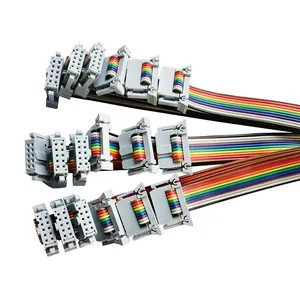 Produsen disesuaikan 2.54 IDC kabel 10 Terminal busur gesper Cables IDE kabel ekstensi tali Harness