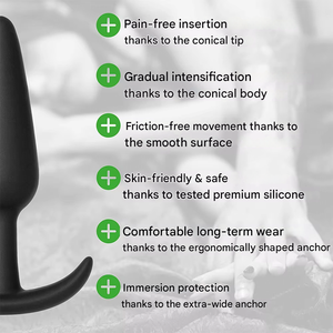 ที่เสียบก้นสำหรับเทรนเนอร์ปลั๊กทวารหนักสำหรับผู้เริ่มต้นของเล่นทางทวารหนักซิลิโคนแบบนิ่มสำหรับผู้ใหญ่เซ็กซ์ทอยราคาสำหรับผู้ชายและผู้หญิงมี4ขนาด - Product Image 5