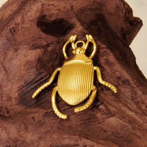 Ciondolo Scarabeo in Acciaio Inossidabile 304 da 27x31mm, Placcato Oro 18K, Charm a Forma di Insetto Egiziano per Creazione di Gioielli Fai-da-Te - Product Image 6
