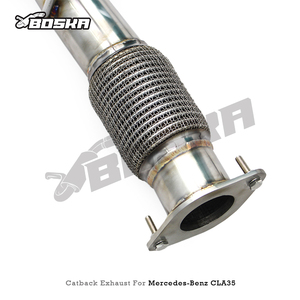 Tuyaux d'échappement Valvetronic en acier inoxydable BOSKA pour Mercedes-Benz CLA35 AMG W118 2.0T 2020-2025 Système d'échappement sport - Product Image 2