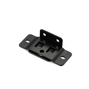 Support d'angle deux-en-un Defa en acier laminé à froid pour étagère, accessoire de quincaillerie de renforcement d'armoire - Product Image 5