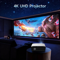 Proyector LCD con Wifi por Cable, Linux A9, OEM ODM, Resolución Nativa de 1080P, Proyector 4k, Motor Óptico Completamente Cerrado