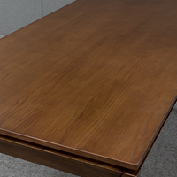Ensemble de table de salle à manger moderne en bois avec 4/6 chaises-Tables rectangulaires de luxe en noyer, ensembles de meubles de cuisine design classiques