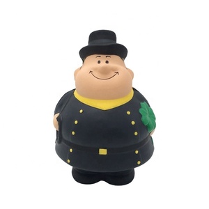 Unisex Anti-Stress Bert Shaped PU Foam <b>Ball</b> Release Pressure Chimney Sweeper Style Promotional Toy with Customizable Logo - Product Image 1
