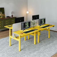 Bureau électrique ergonomique moderne et sain, réglable en hauteur, pour 2 personnes, poste de travail facile à assembler – Meilleures ventes
