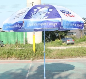 Sombrilla de Playa Barata al por Mayor, Personalizable, Impermeable, con Impresión de Logotipo - Product Image 4