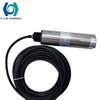 KLZD IP68 Sensor Level cairan, akurasi tinggi 0 ~ 200m 4 ~ 20mA RS485 Sensor Level tangki air Piezometer