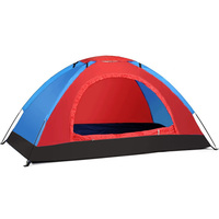 Tenda Camping Ringan 2 Orang Portabel Musim Panas Satu Kamar Tidur Pop Up Pantai Taman Luar Ruangan Grosir Pabrik OEM