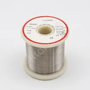 Prezzo di fabbrica all'ingrosso nicrome spirale resistenza al riscaldamento filo per filo elettrico