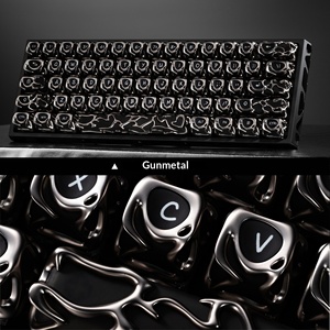 XVX Venom Keycap Texture Métallique Creux Transparent Personnalité Créative Keycaps <span class=keywords><strong>pour</strong></span> <span class=keywords><strong>Clavier</strong></span> Mécanique 61 Touches Couleur Personnalisable - Product Image 2