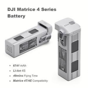 Batería de Alta Capacidad Matrice Serie 4 de 6741 mAh y 99 Wh para Dron DJ4T 4E, Hecha de Plástico - Product Image 5