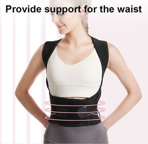 Phụ nữ người đàn ông có thể điều chỉnh Vai thắt <span class=keywords><strong>l</strong></span>ưng eo thẳng trên thấp hơn trở <span class=keywords><strong>l</strong></span>ại Brace hỗ trợ vành đai tư thế Corrector cho trở <span class=keywords><strong>l</strong></span>ại - Product Image 4