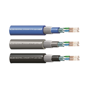 Câble Ethernet industriel Cat6 Belden 50106FLS d'origine, blindé SWA, F/UTP, LSZH, 4 paires, 23AWG, câble réseau 305m - Product Image 1