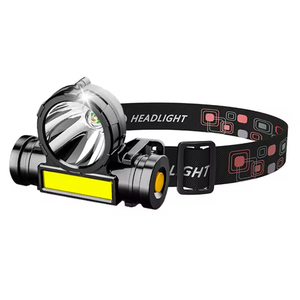 Hot mới với nam châm Mini USB có thể sạc lại ABS cơ thể ban đêm câu cá đi bộ đường dài đèn pha màu trắng Ngọn Đuốc Đèn pin chiến thuật dẫn đèn pha - Product Image 1