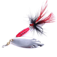 Leurre de pêche HENGJIA 7cm 8.4g, cuillère de pêche, leurre nageur, Isca, leurre artificiel pour truite, cuillères métalliques à paillettes, leurre de pêche